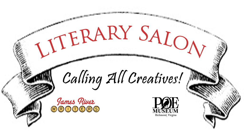 Literary Salon Logo; Calling All Creatives; James River Writers and The Poe Museum